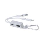 oplader usb hub recycled aluminiumleony