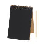 notitieboek 8 blaadjes met bamboeschraper