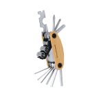 multitool rvs en bamboe koron
