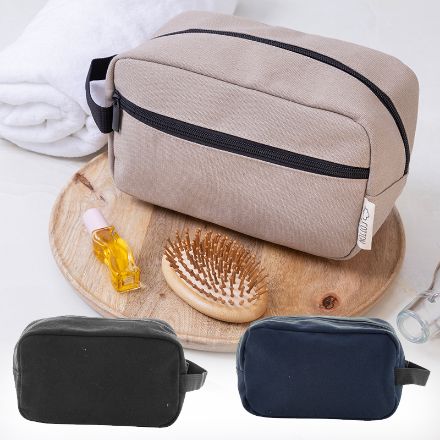 make-up tas van gerecycled canvas rebyss beauty