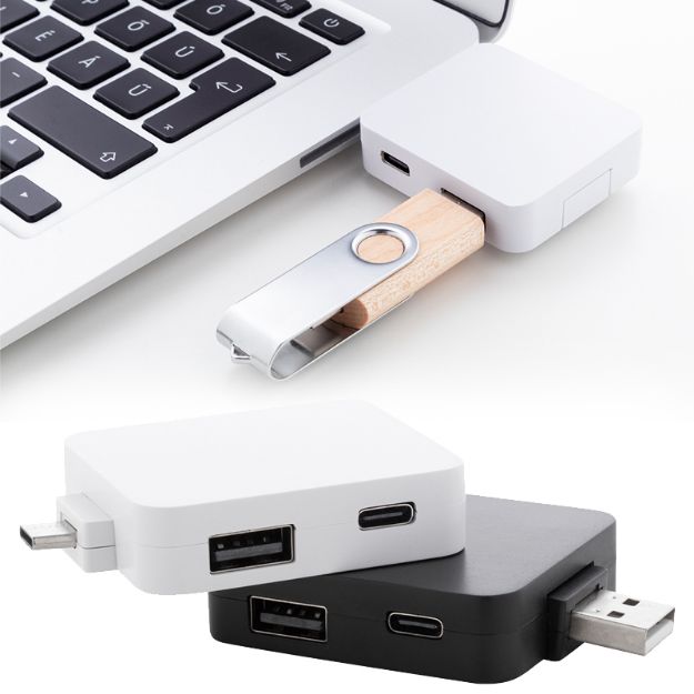 usb-hub recycled abs rahubu