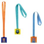custom made medaille vierkant rpet lanyard
