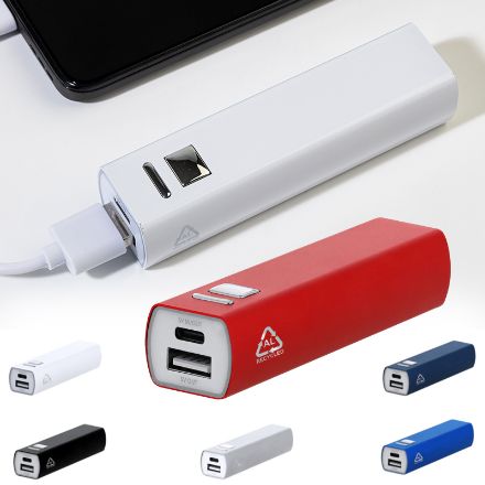 powerbank ral 2600 mah inclusief oplaadkabel usb