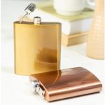 rss heupfles 200 ml met glanzende metallic afwerk