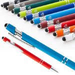 ral balpen en touch screen met blauwe navulling