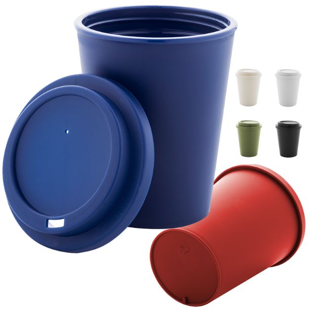 thermosbeker peppulu 300 ml dubbelwandig pp
