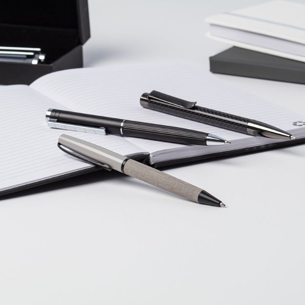 elegante aluminium pennenset balpen en rollerpen