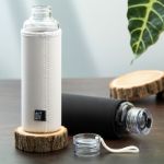 recycled glazen fles vitrem 550 ml siliconen riem