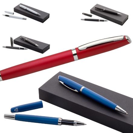 ral pennenset redivi balpen en rollerpen blauw