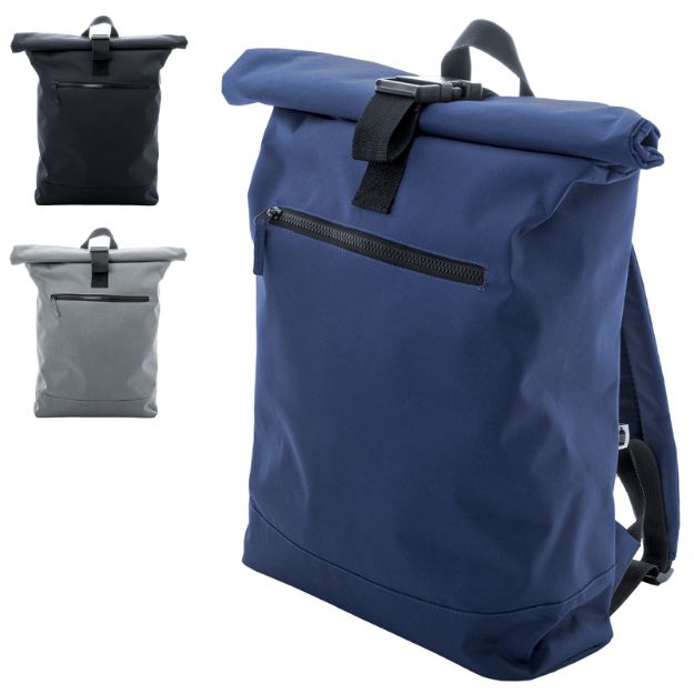 rpet rolltop rugzak rollex met gespsluiting
