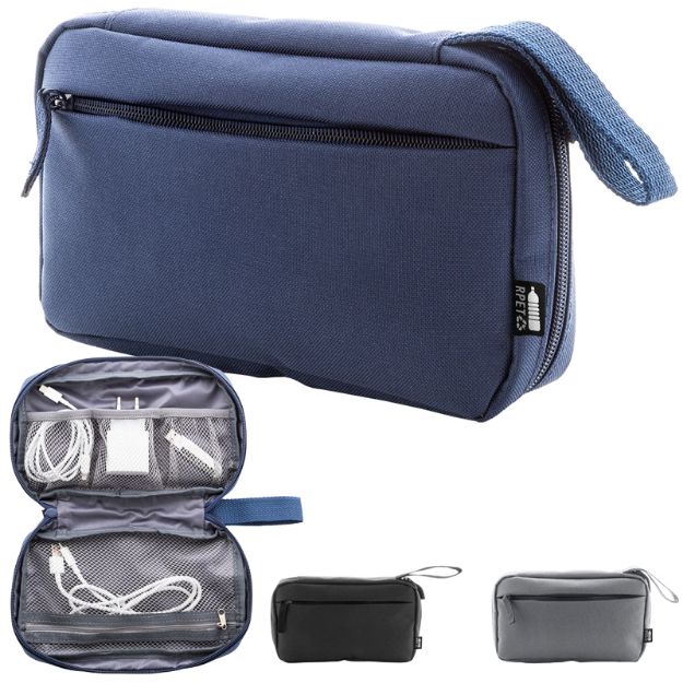 rpet organizer opbergkoffer gocharge met rits