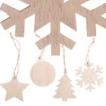 kerstboomornament rosvik met koord van hennep