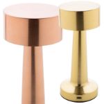 metalen tafellamp met 24 led flanagan oro 800 mah