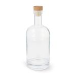 glazen waterfles 750 ml