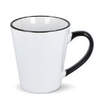 mok melbourne gekleurde rand en handvat 300 ml