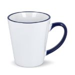 mok melbourne gekleurde rand en handvat 300 ml
