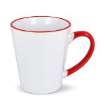 mok melbourne gekleurde rand en handvat 300 ml