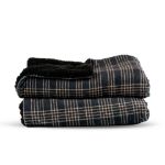 sagaform rut fleece plaid