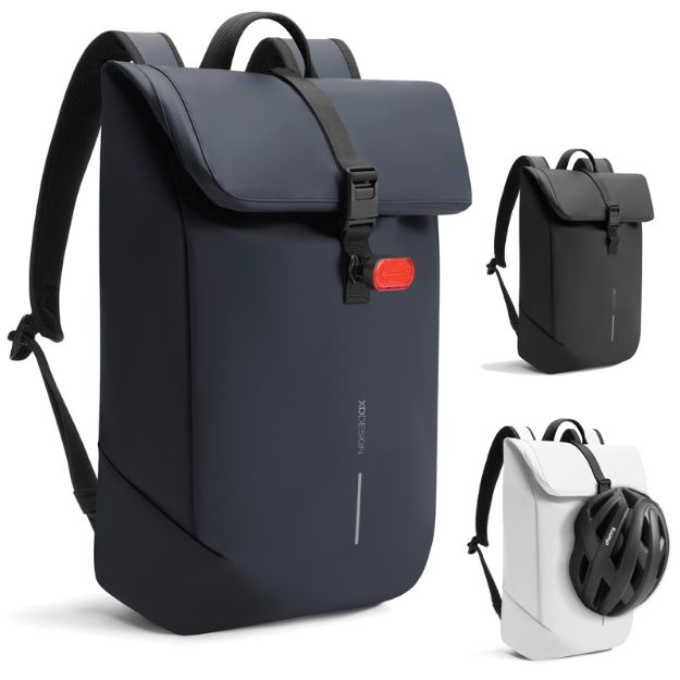 urban water-resistant flap-top rugzak