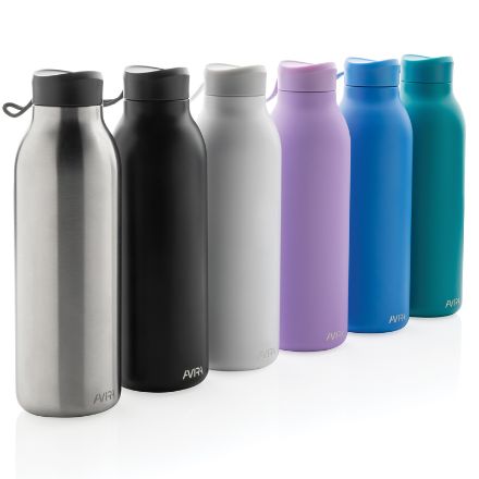 avira alok rcs recycled staal 360 waterfles 600ml