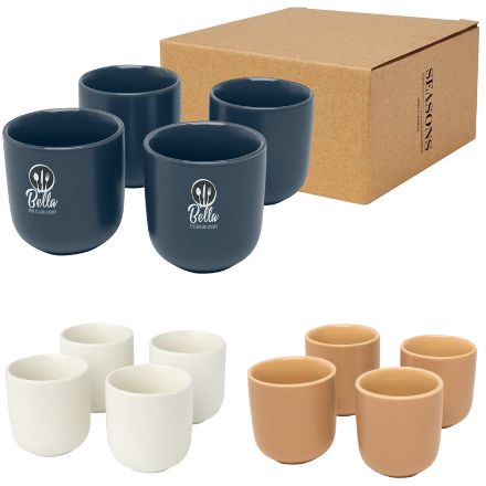 male 90 ml 4-delige set espressokopjes