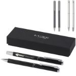 set balpen en rollerbalpen van recycled aluminium