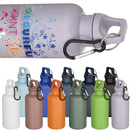oregon 400 ml effen waterfles rcs karabijnhaak