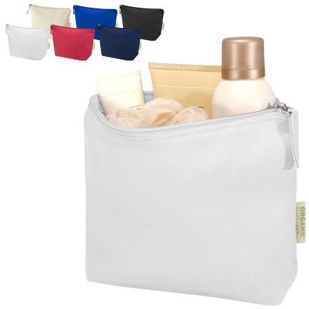180 g/m2 ocs biologisch katoenen toilettas 1 liter