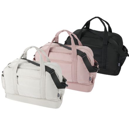 puffer recycled duffelbag met geïsoleerde bodem