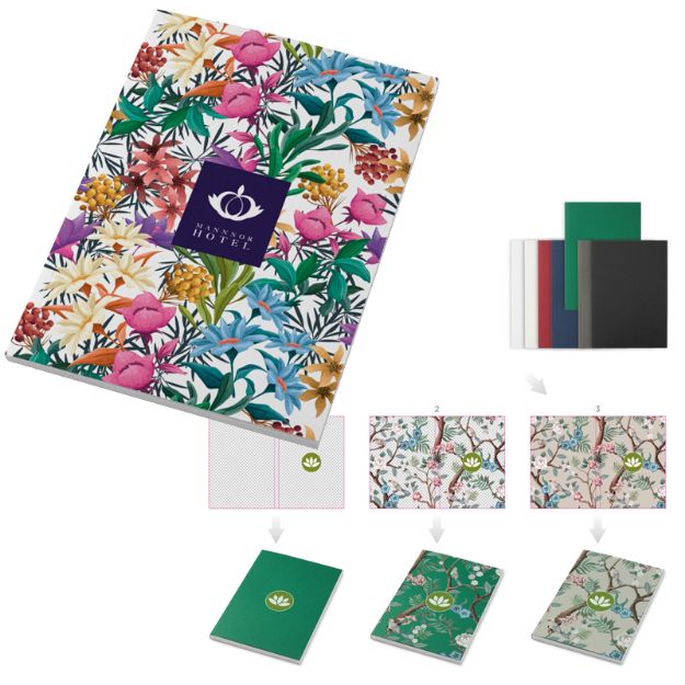 100 vellen a5 recycled notitieboek met softcover