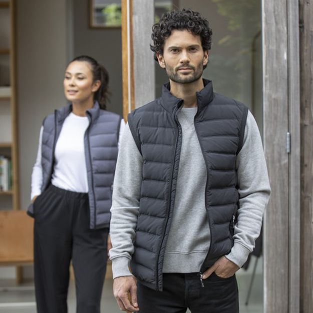 caltha geïsoleerde donzen heren bodywarmer xs-3xl