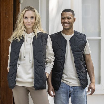 grs recycled gewatteerde unisex bodywarmer xxs-3xl