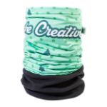 custom rpet multiscarf creascarf winter - zwart