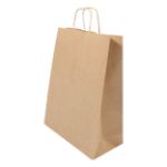 papieren geschenktas, groot papbag l - beige