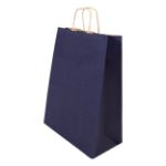 papieren geschenktas, groot papbag l - marine