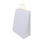 papieren geschenktas, klein papbag s - wit