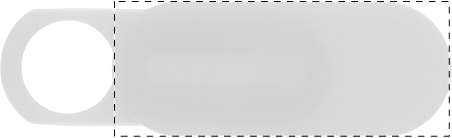uv druk < 5 cm2 (31 x 13 mm)