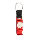 sleutelhanger flesopener/winkelwagenmunt opencart - rood