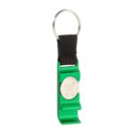 sleutelhanger flesopener/winkelwagenmunt opencart - groen