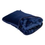 2in1 reisdeken en kussen napwrap rpet flanel