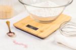 oplaadbare keukenweegschaal bamcook