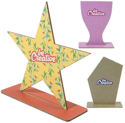 custom houten trofee wlobor