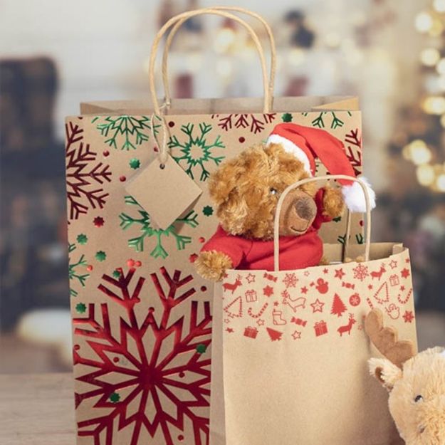 kerst geschenktas, klein julegave s