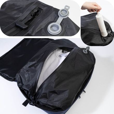 rpet handbagage compressie rugzak vacufly