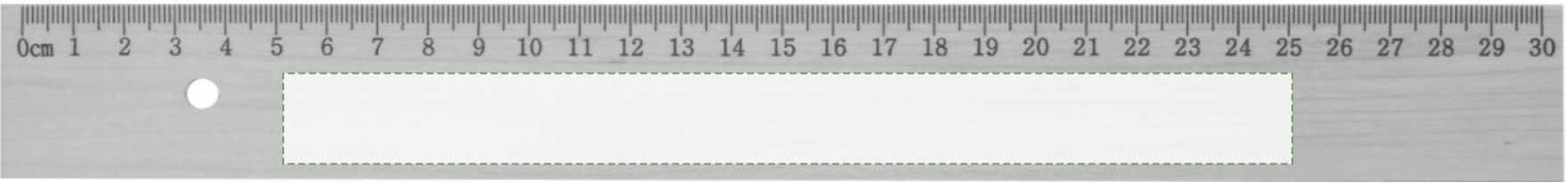 zeefdruk (200 x 18 mm)
