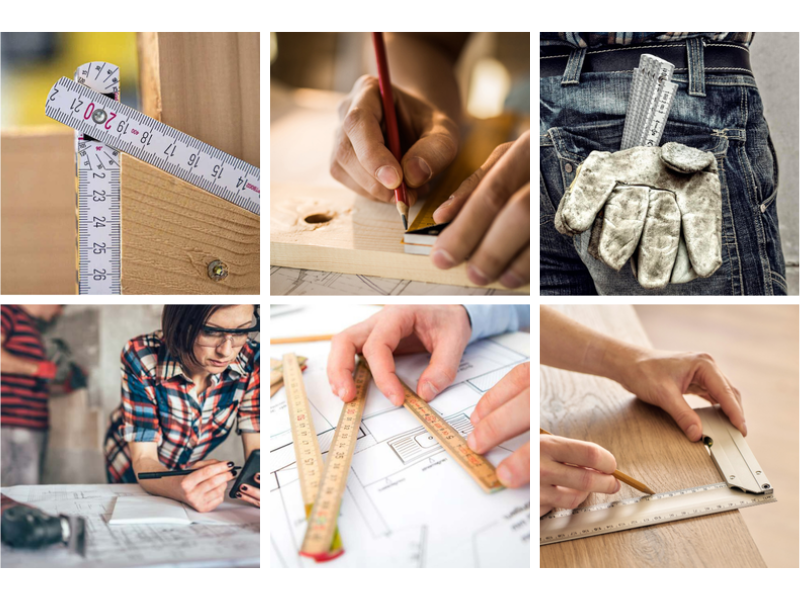 Eigen vouwmeters zijn onmisbaar voor iedere professional