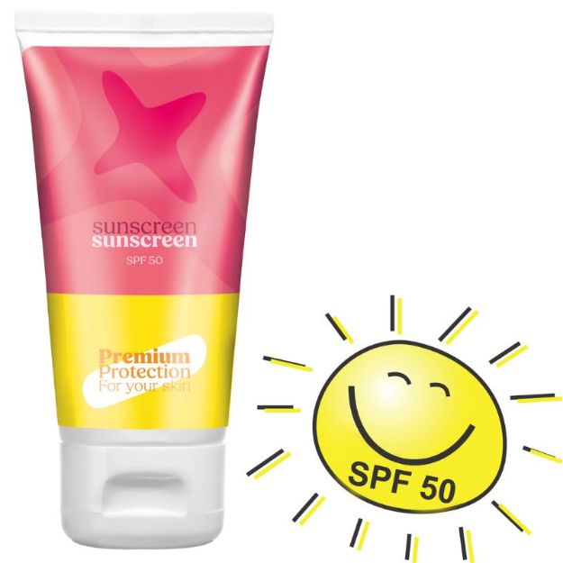 zonnebrandcrème spf50 l50 custom 50 ml