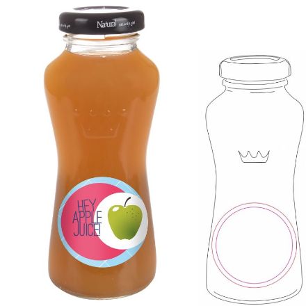 appelsap van 100% vers fruit custom 200 ml