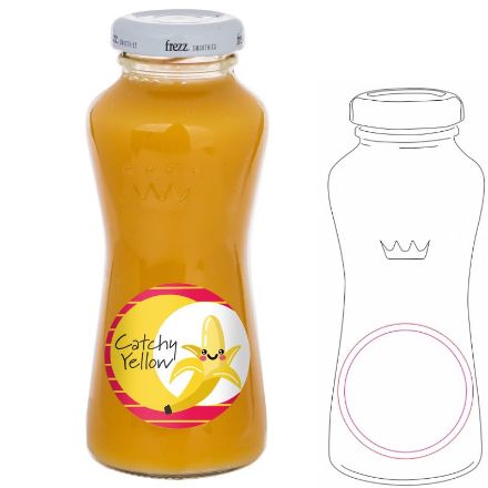 smoothie catchy yellow mango banaan custom 200 ml