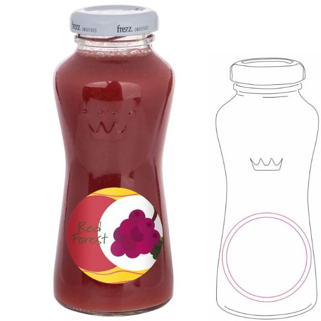 smoothie red forest van bosfruit custom 200 ml